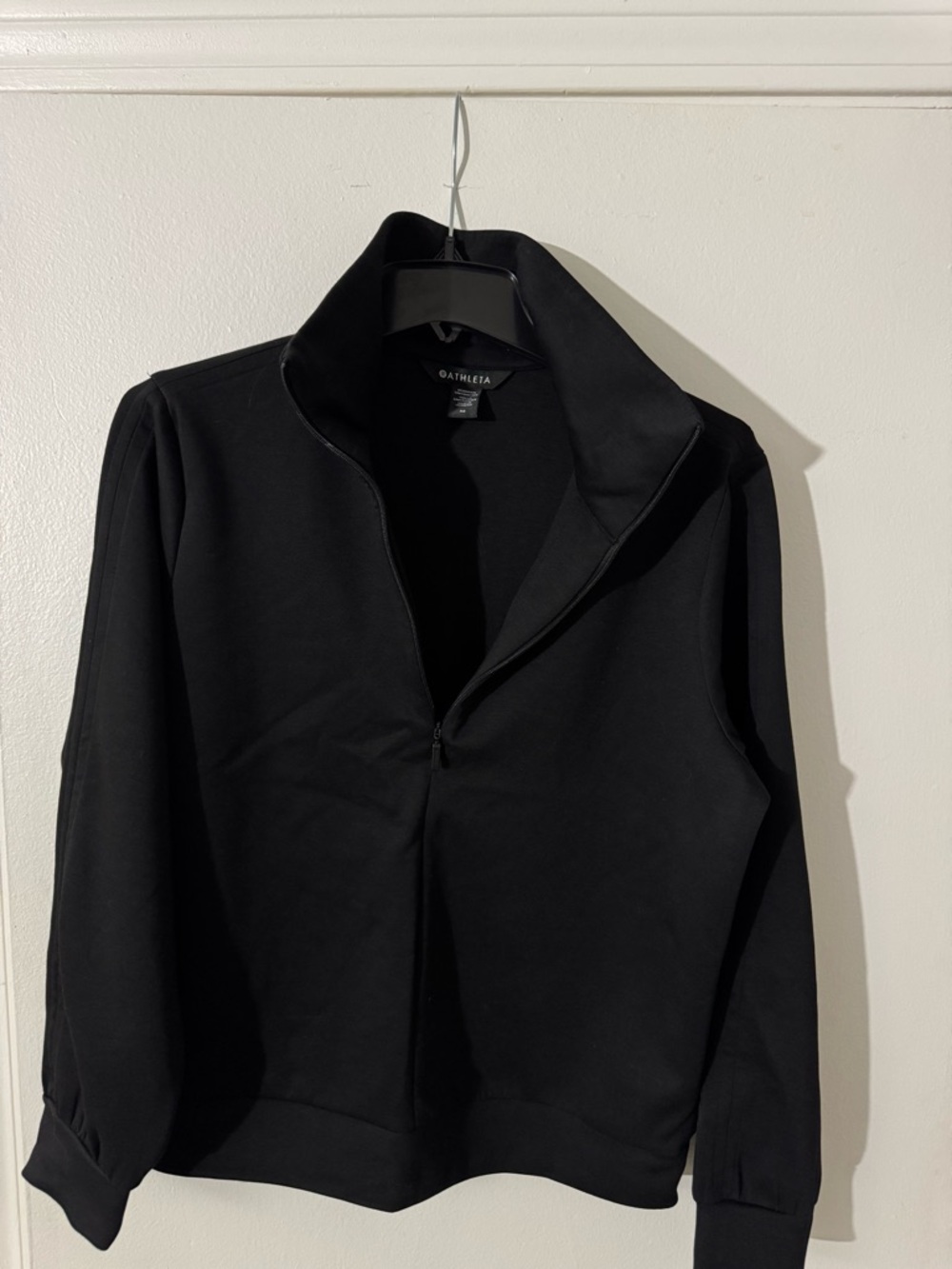 Women's Black Zip-Front Jacket